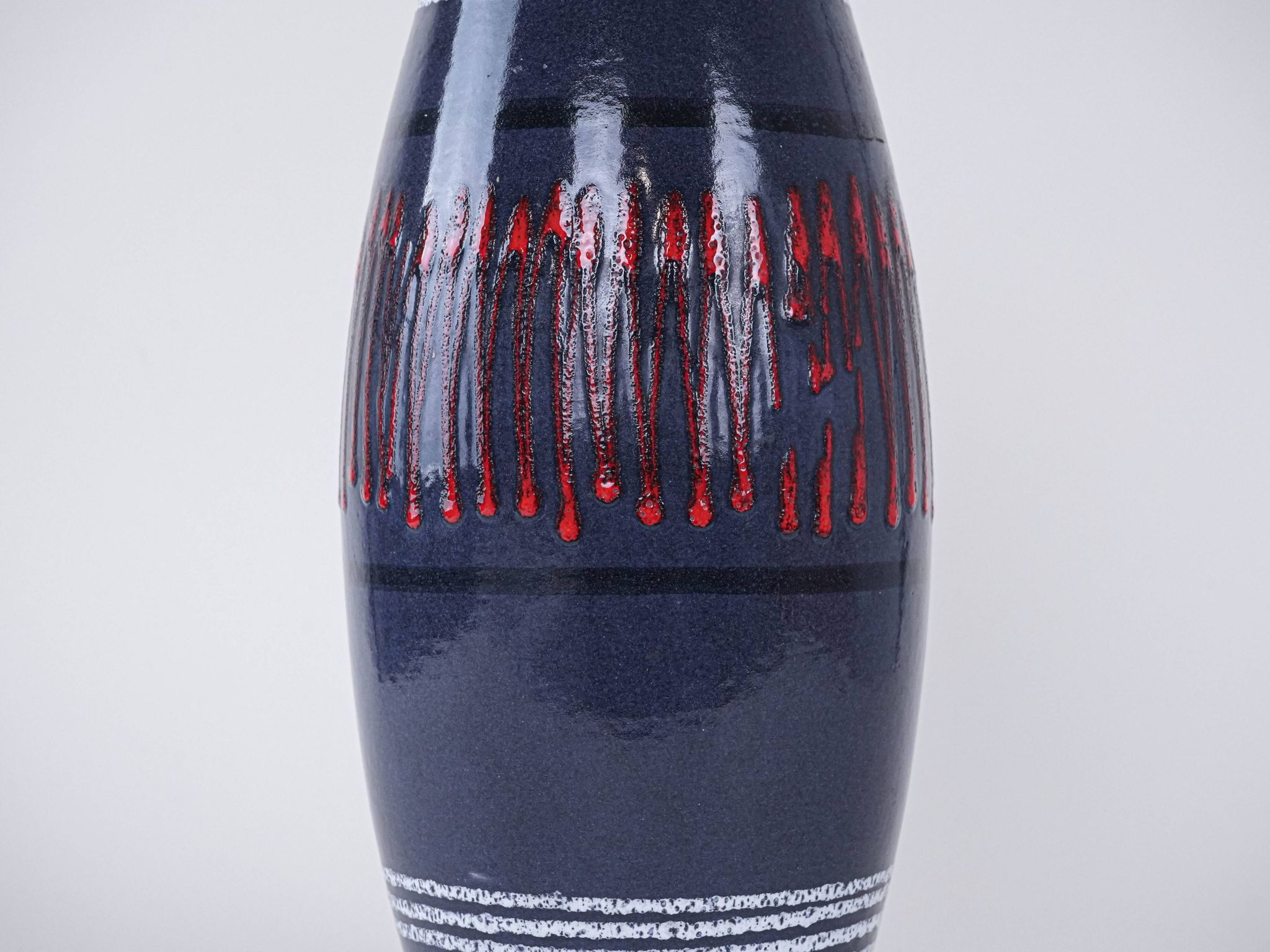 Ceramic vase, German design, 1960s, made in West Germany