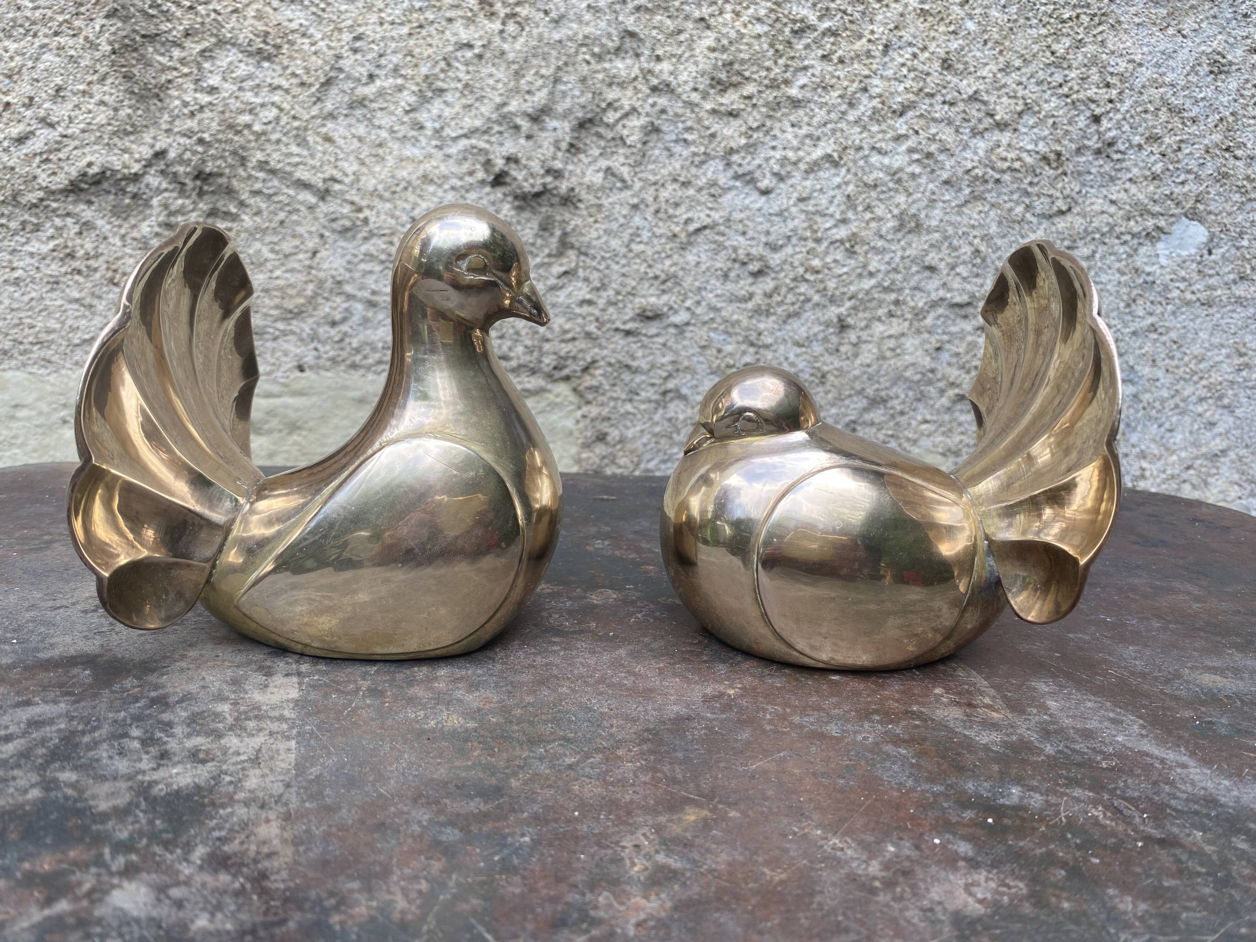 Vintage brass pigeon book greenhouse
