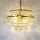 Stunning Crystal Glass and brass Chandelier by Palwa