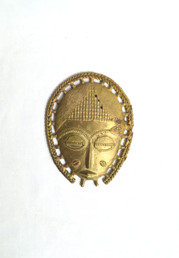 African bronze mask