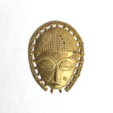 African bronze mask