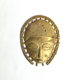 Masque africain en bronze