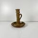 Stoneware hand candlestick