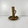 Stoneware hand candlestick