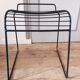 Black wire stool