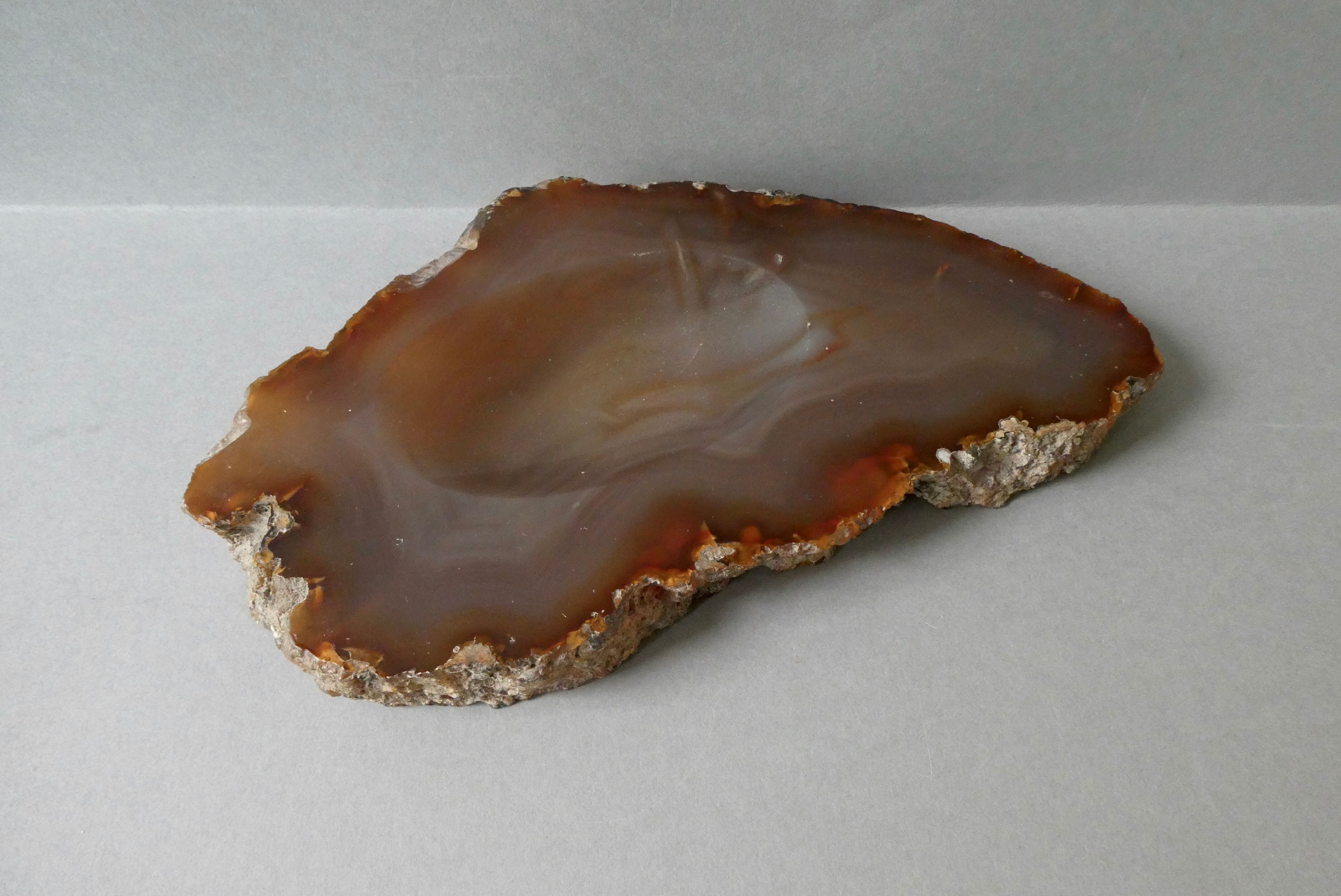 Agate stone trinket bowl