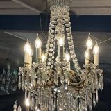 9-light chandelier with tassels