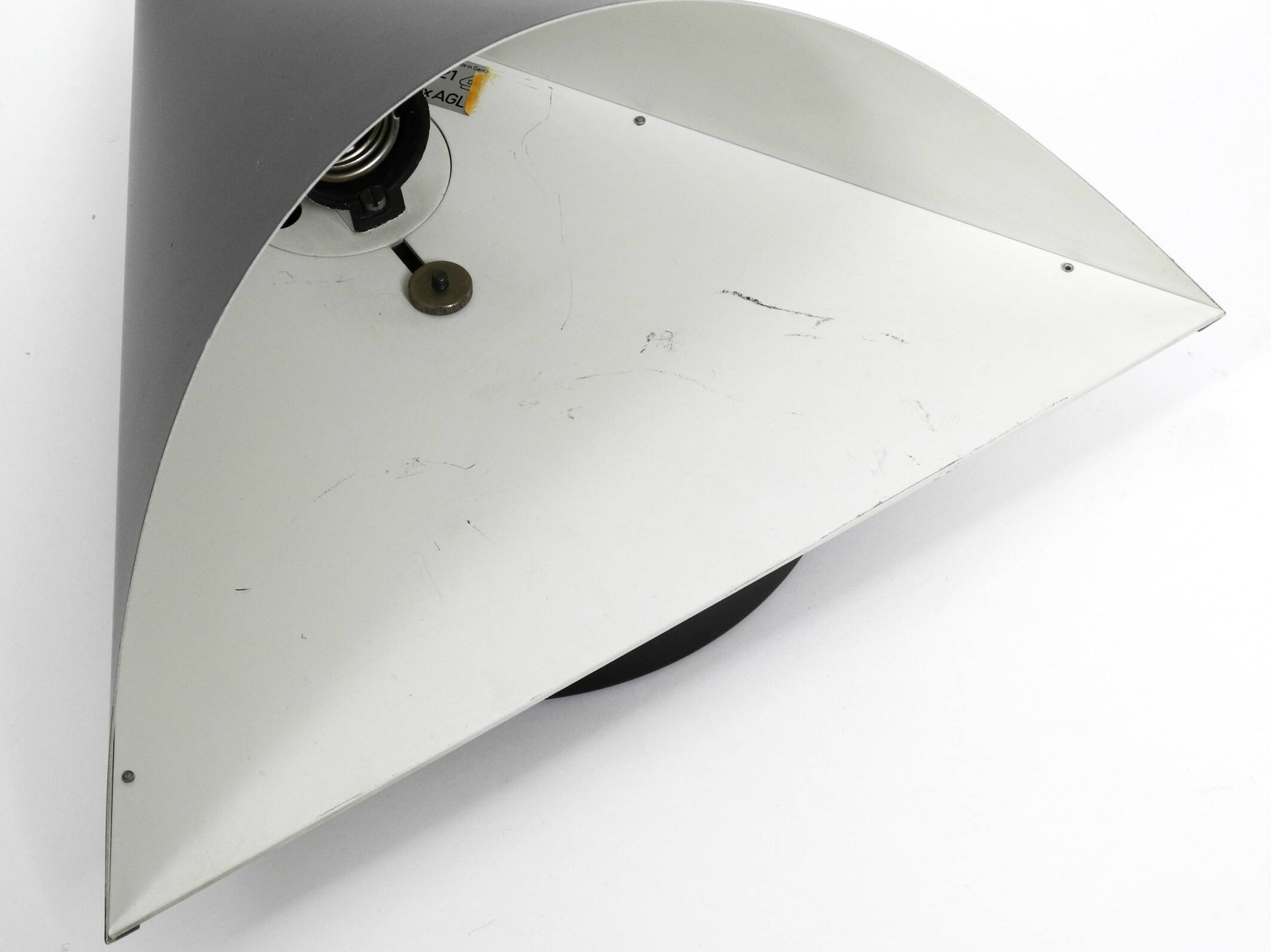 Set of six very rare large 1970s metal wall lights by Staff | Model 2020/21