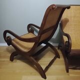 Deux fauteuils coloniaux planteurs