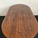 Stained Solid Larch Dining Table for Six by Mária Szedleczky, 1970s