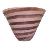 Artisanal pottery, plant holders, Raku