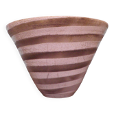 Poterie artisanale, porte-plantes, Raku