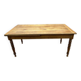 Table à manger avec planche à pain 10 personnes de style Louis philippe