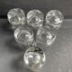 6 hand-cut crystal glasses