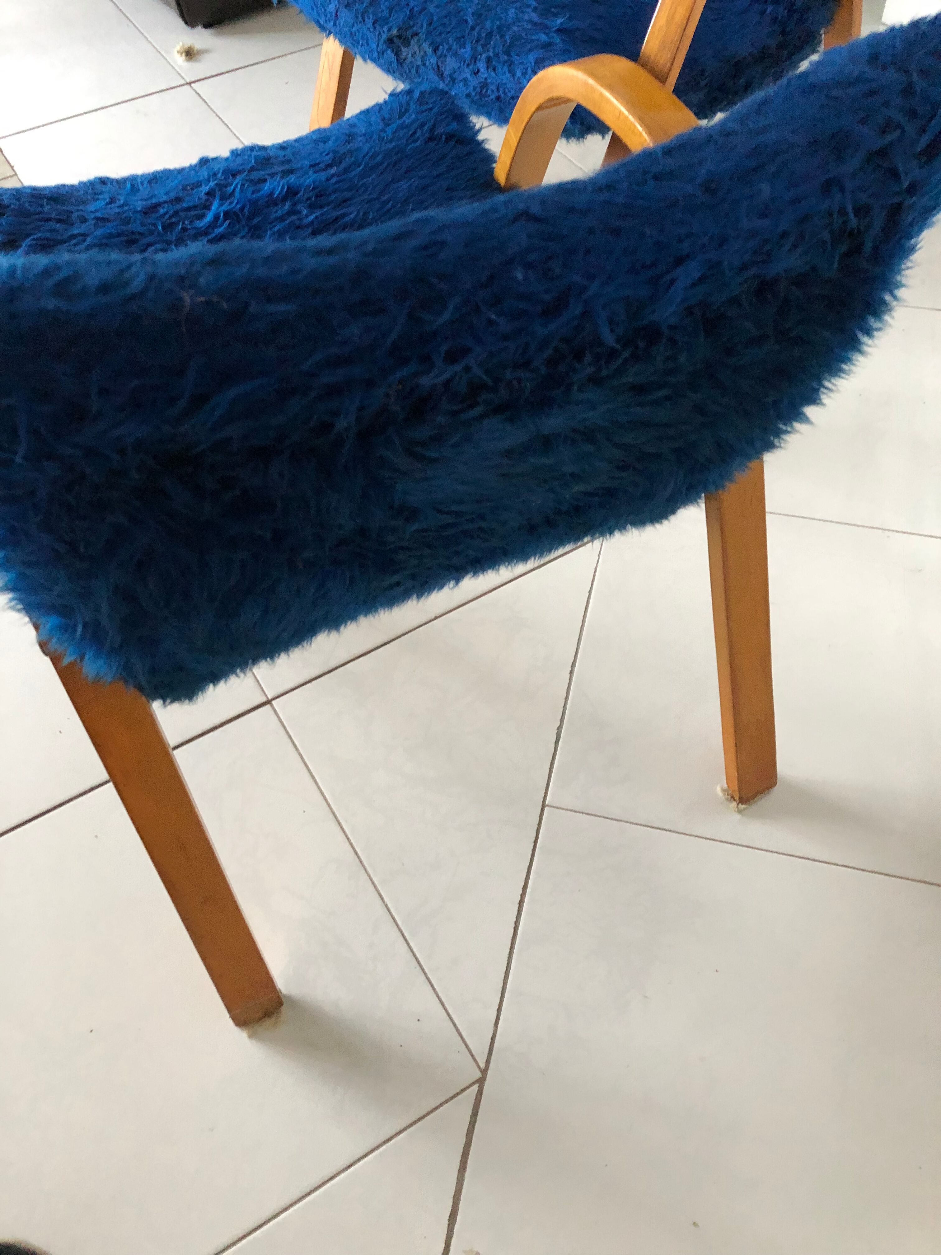 Fauteuils poil scandinave