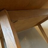Vintage wooden portfolio table