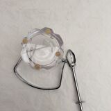 Crystal ice bucket Sevres France with spoon dimension: height -12.5cm- diameter -9.5cm-