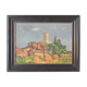 Landscape with village in golden light 'Sant Andreu de Salou'