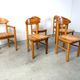 Set of 6 Scandinavian solid pine wood dining chairs by Rainer Daumiller for Hirtshals Savvaerk