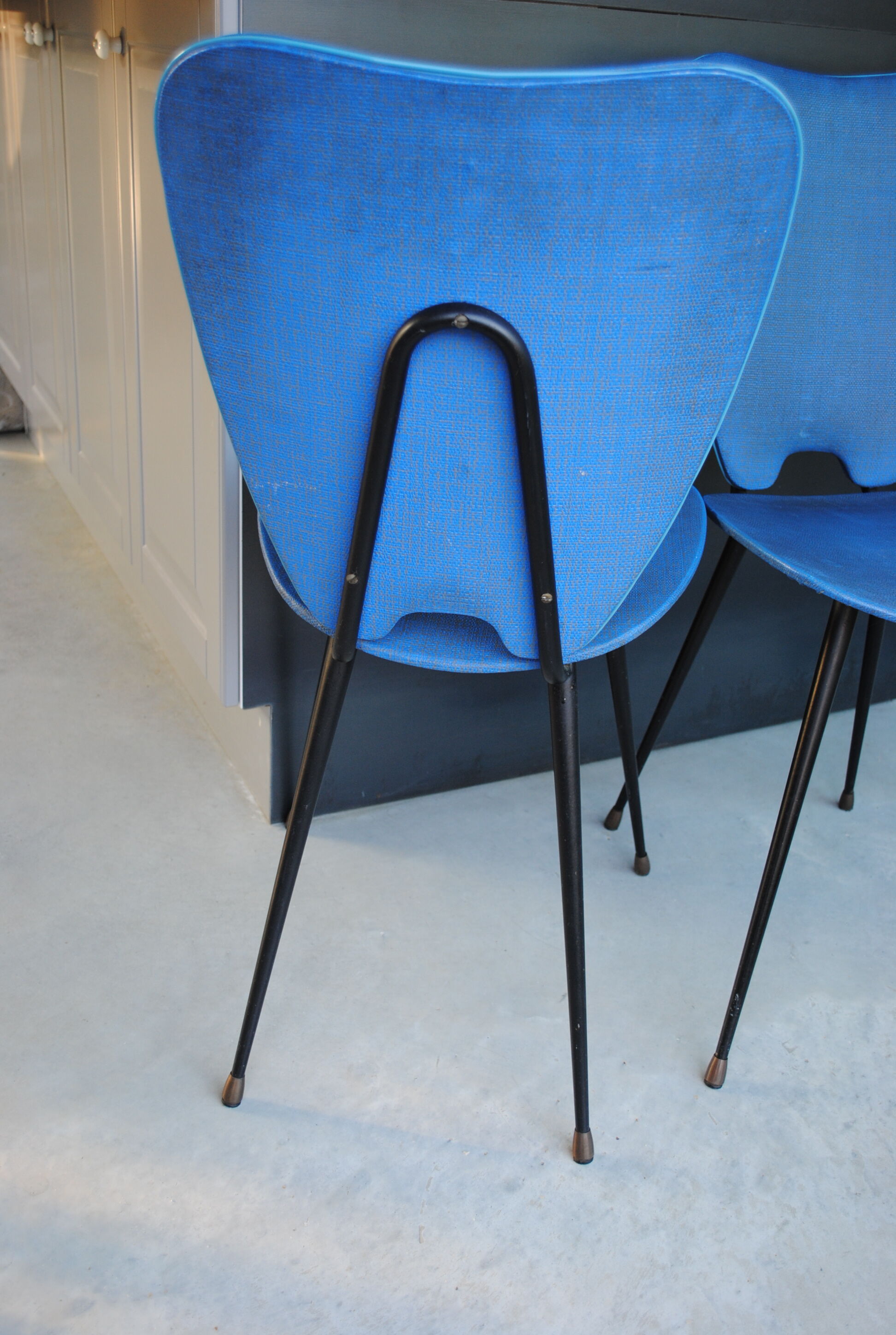 Ensemble de 2 chaises vintage années 50
