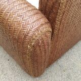 Rattan armchair