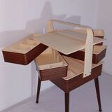 Boîte à coudre du milieu du siècle avec Asystent 1950/60s