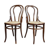 Pair of Fischel chairs n°18 1/2 early twentieth century