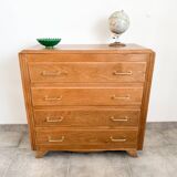 4-drawer chest of drawers, compass feet from the 50s