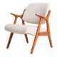Scandinavian oak armchair, 1960s