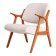 Scandinavian oak armchair, 1960s