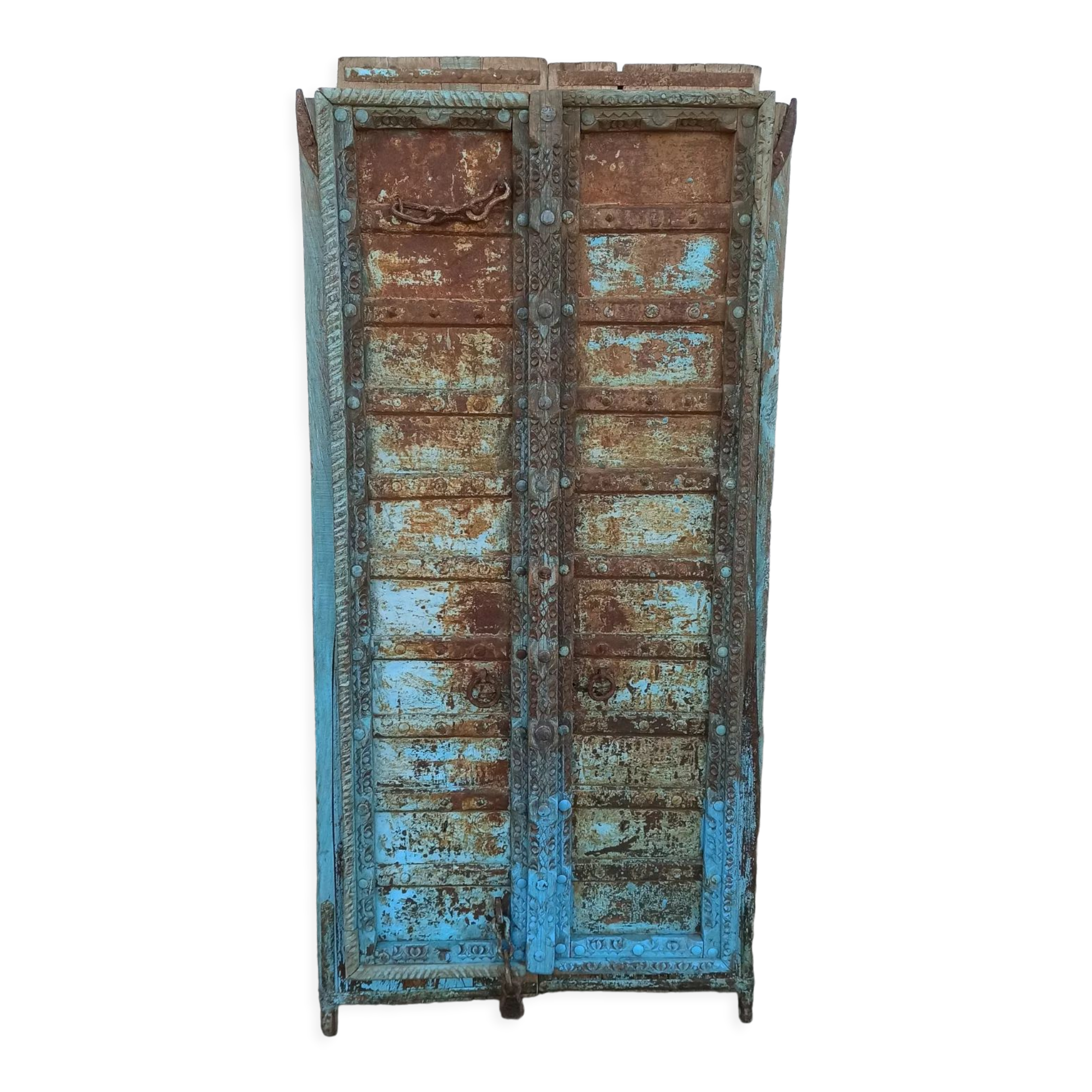 Old wooden door