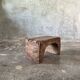 Low stool in old Asian monoxyl teak