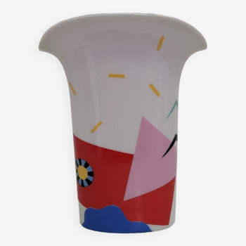 Petit vase en céramique à col vintage Rosenthal année 80