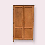 Parisian wardrobe vintage beech 1970