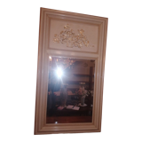 Large carved wooden mirror 70x125cm