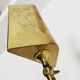 1970s adjustable brass floor lamp by Florian Schulz