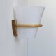 Vintage pin and opaline perspex wall light, France, 1980.
