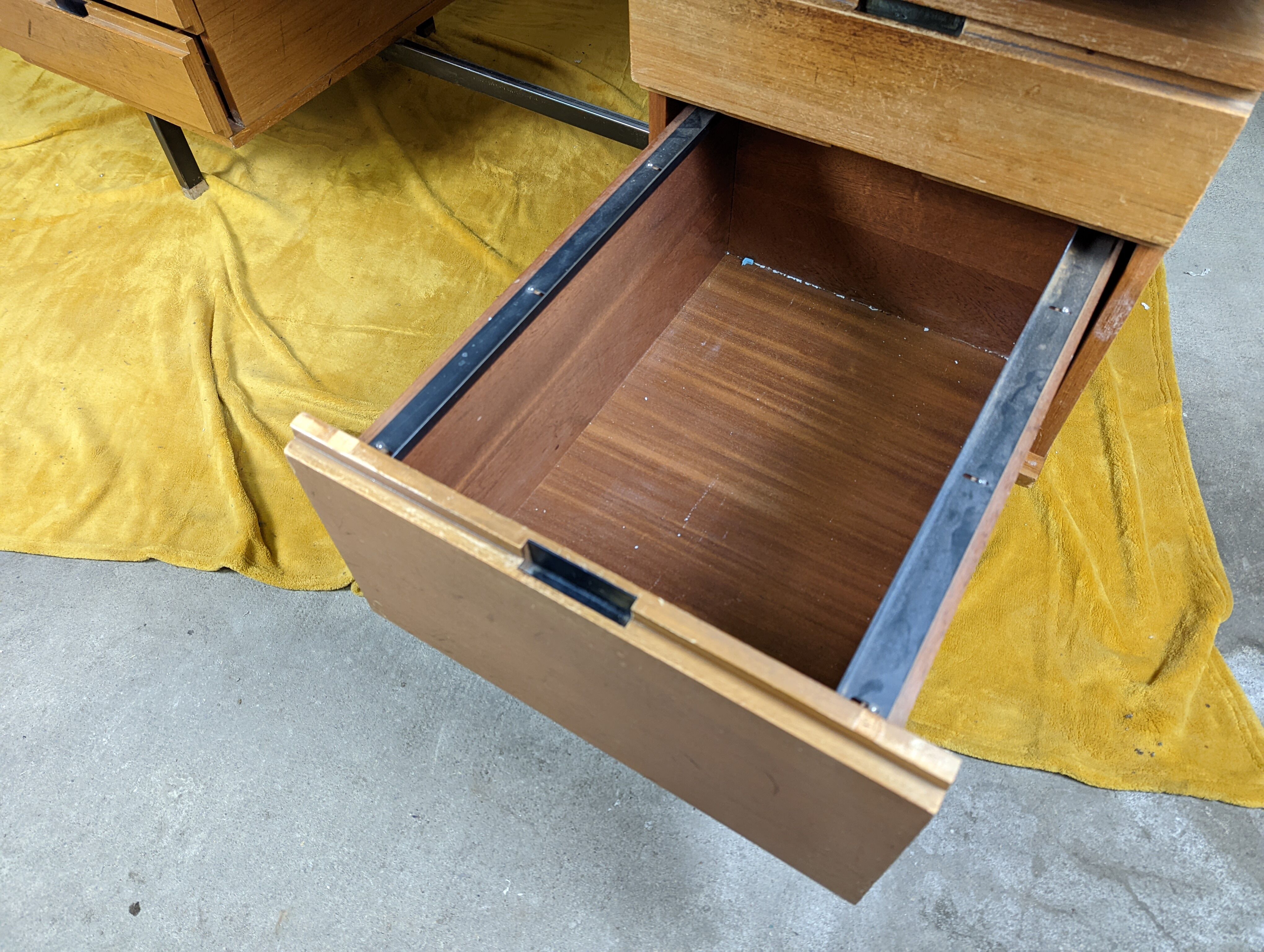 Minvielle desk in mahogany pierre guariche