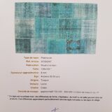Patchwork carpet 100x163cm
