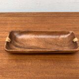 Teak bowl from the mid-century, 1960s.