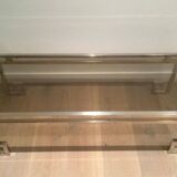 Very beautiful chrome coffee table