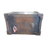 Old safe with his key