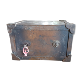 Old safe with his key
