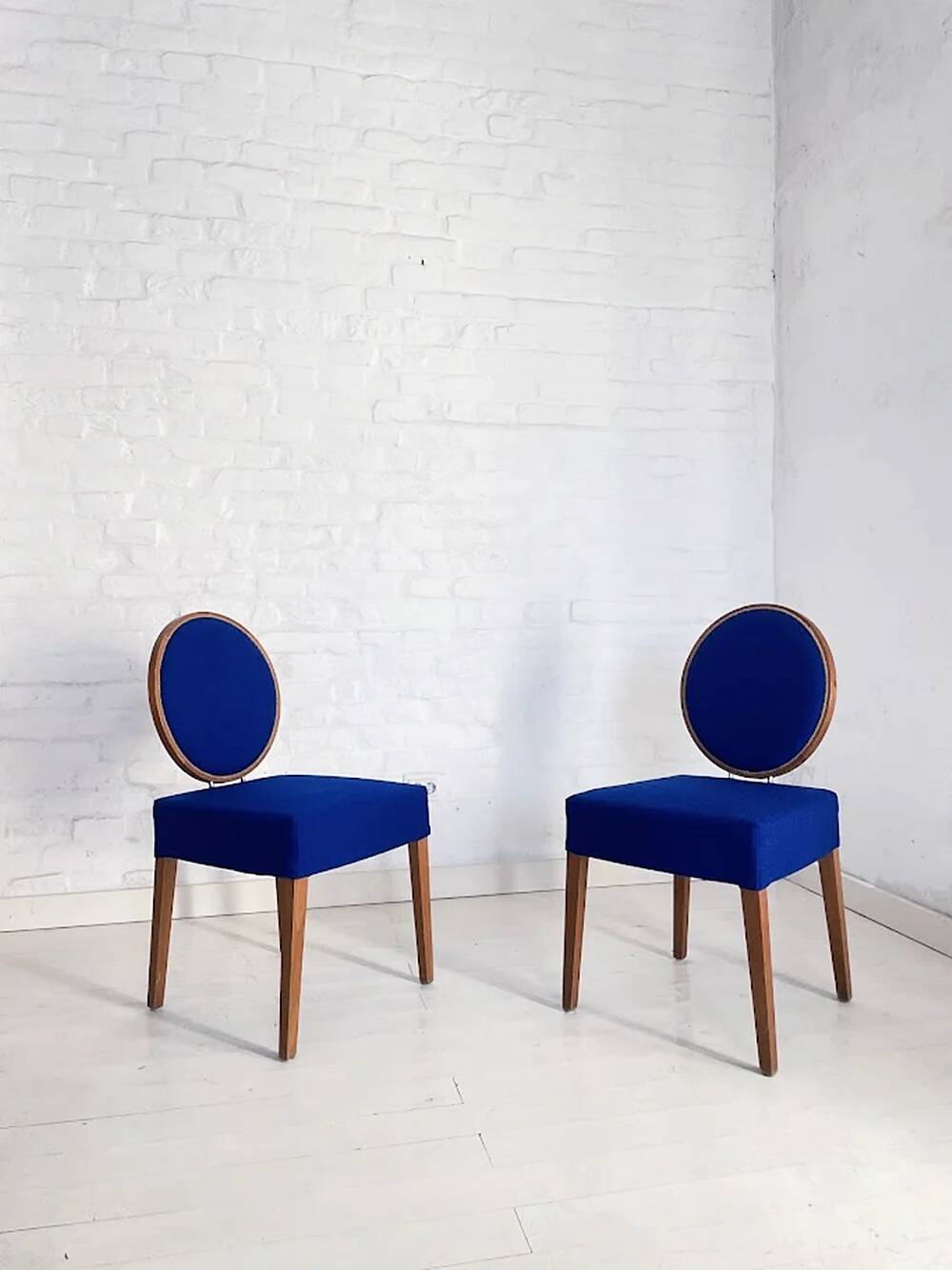 Pair of postmodern Italian chairs from the 1990s.