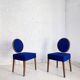 Pair of postmodern Italian chairs from the 1990s.