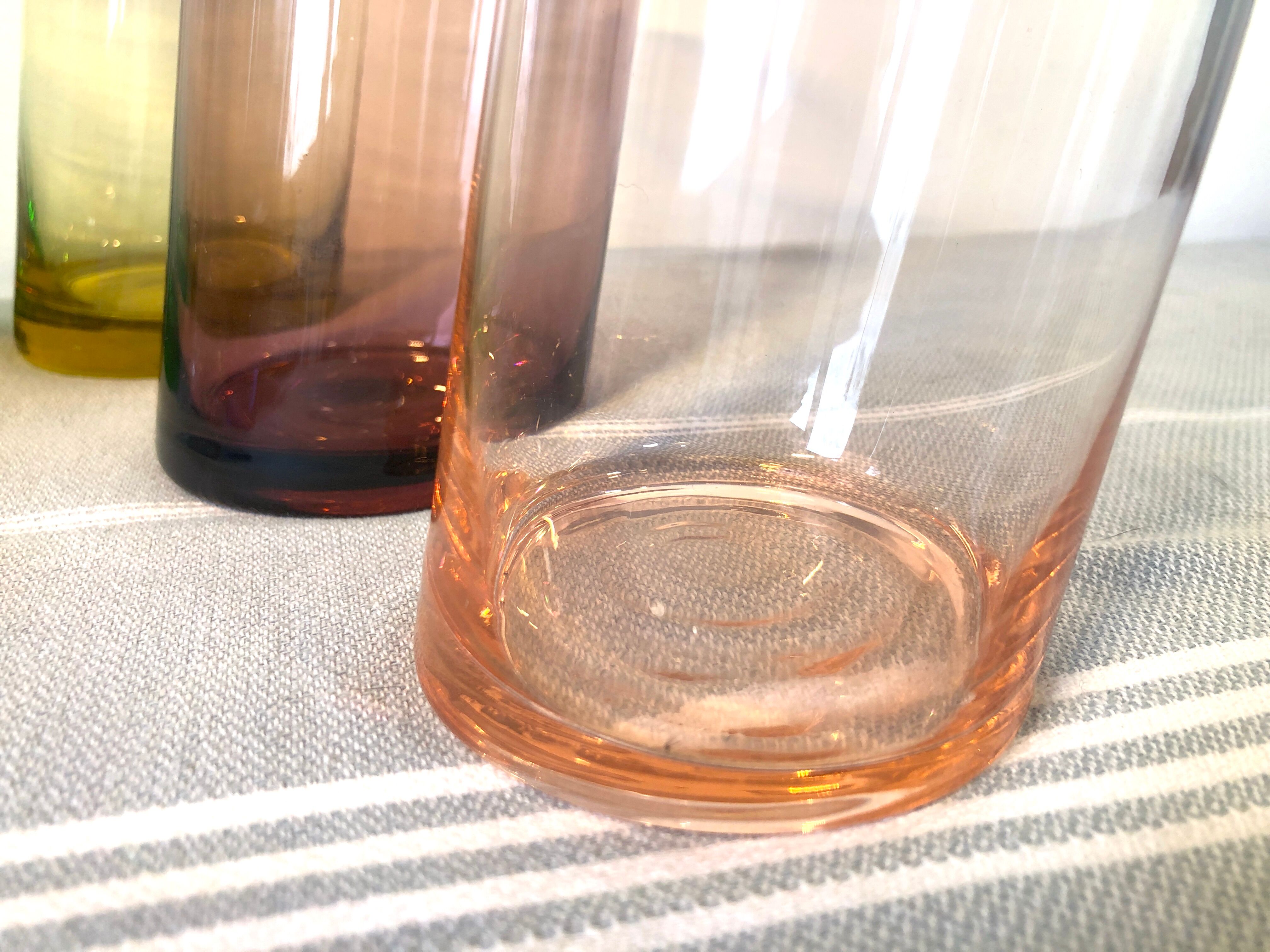 Vintage colorful design glasses year 70-80