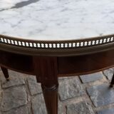 Louis XVI style coffee table with marble