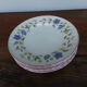 7 English faience plates