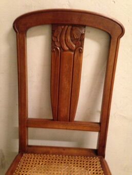 Art déco set of chairs