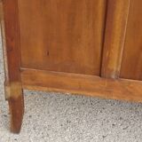 Louis XVI style walnut burl buffet with gilt bronze mounts